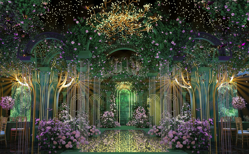 布尔津奇妙森林婚礼堂效果展示